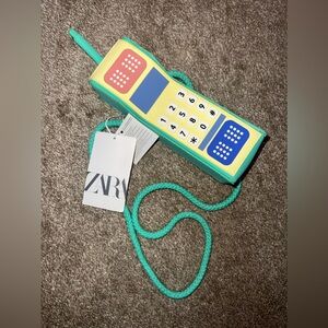 ZARA Retro Block Phone Crossbody Bag